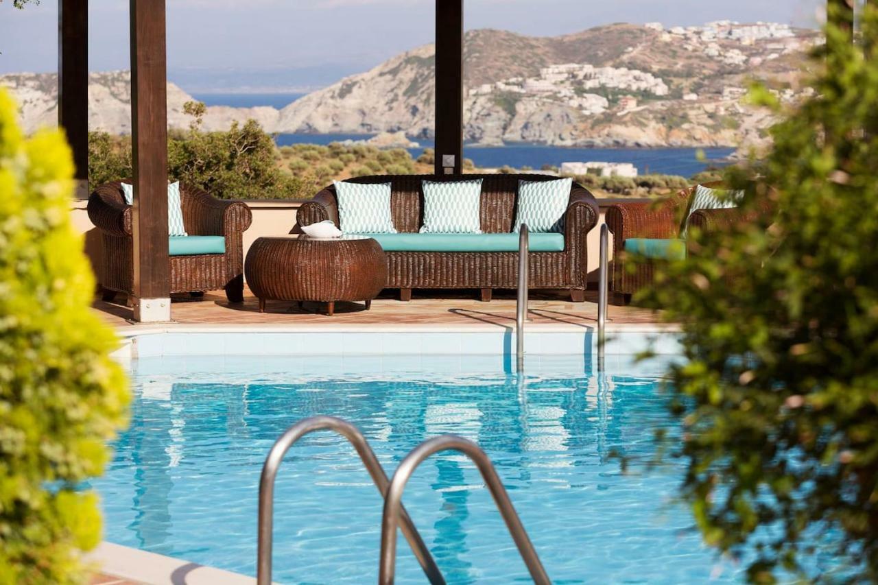 White Sand Villa. Spacious Villa With Prive Pool. Agia Pelagia  Bagian luar foto