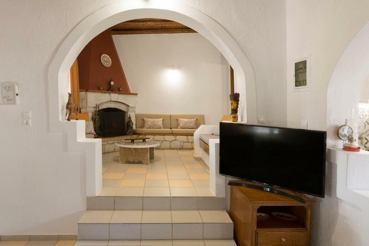 White Sand Villa. Spacious Villa With Prive Pool. Agia Pelagia  Bagian luar foto