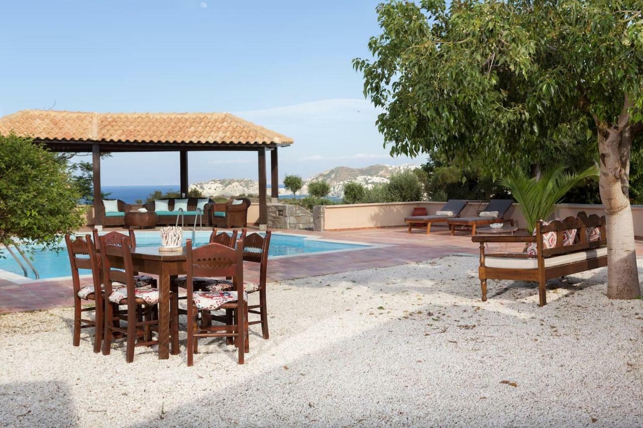 White Sand Villa. Spacious Villa With Prive Pool. Agia Pelagia  Bagian luar foto